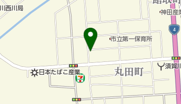 にし美容室の地図画像
