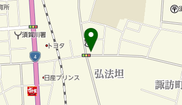 名水や天然水販売店の地図画像