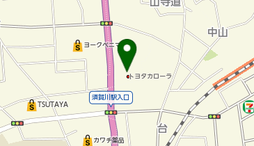 トヨタカローラ福島株式会社須賀川店の地図画像