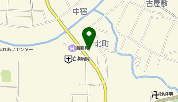 吉倉ふとん店の地図画像