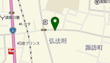 形幸染物店の地図画像