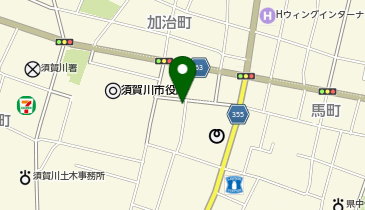 三勝堂めがね店の地図画像