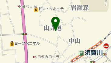 フラワー理容の地図画像