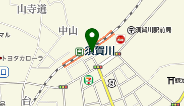 須賀川市役所 コミュニティプラザの地図画像