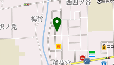 喜多方ガラスセンターの地図画像