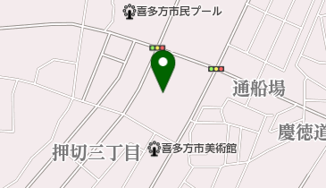 喜多方市 中央公民館の地図画像