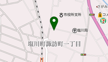 岡の屋京染呉服店の地図画像