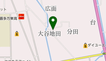 オートセンターの地図画像