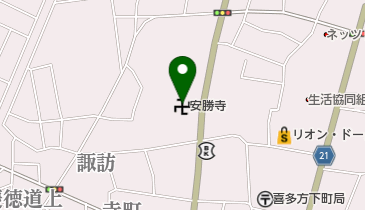 安勝寺の地図画像