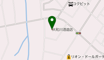 合資会社大和川酒造店 工場・飯豊蔵の地図画像