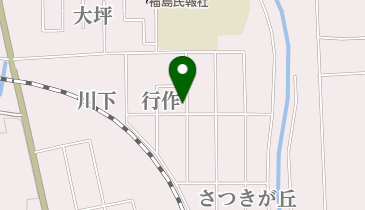 あくつ理容院の地図画像