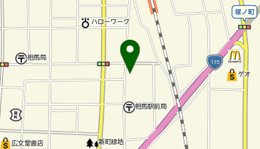 相馬電機の地図画像