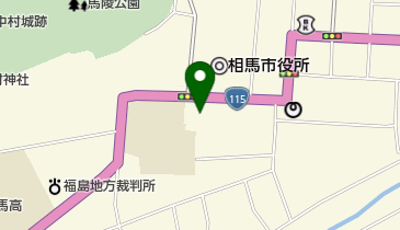 日本キリスト教団中村教会の地図画像