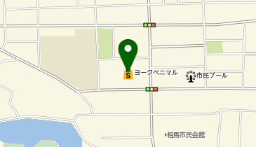 クリーニングマーティーヨークベニマル相馬店の地図画像
