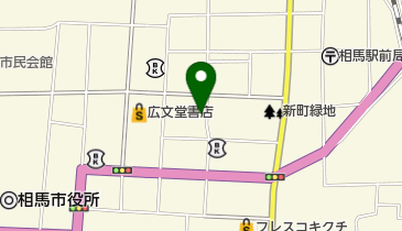 フタバクリーニング新町店の地図画像