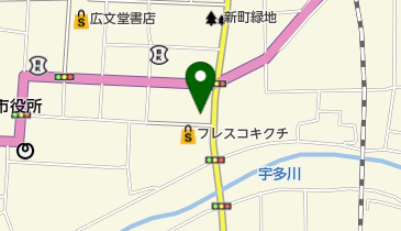 カドヤ化粧品本店の地図画像