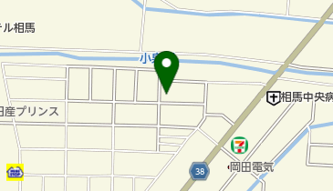 マッスルアイランド相馬の地図画像