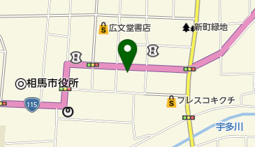 美宝堂の地図画像