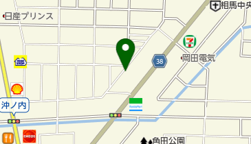 沖の内理容所の地図画像