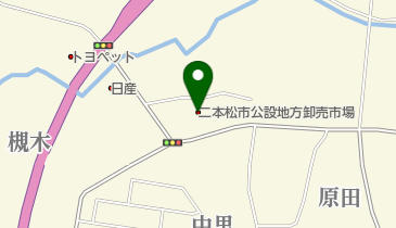 株式会社松印二本松青果の地図画像