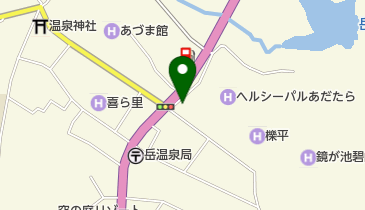 岳の湯の地図画像