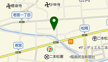 二本松カトリック教会の地図画像