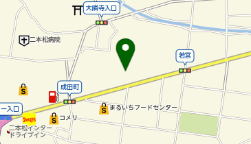 クリーニング専科二本松店の地図画像
