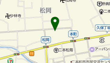 二本松花壇の地図画像