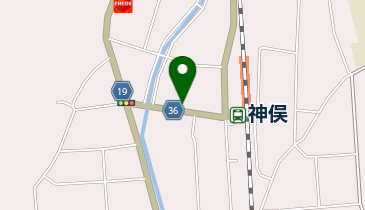 矢吹時計店の地図画像