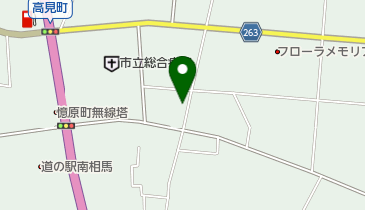 オモタル美容室の地図画像