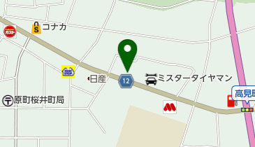 UCCコーヒーショップの地図画像