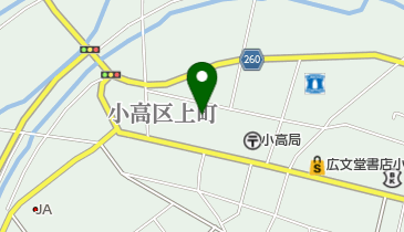 まるこう食堂の地図画像