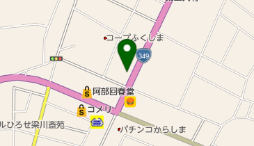 有限会社藤川屋の地図画像