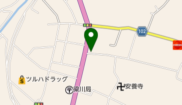 まつもと美容室の地図画像