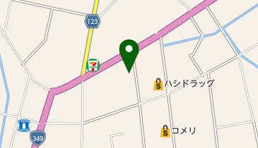 田代クリーニングの地図画像