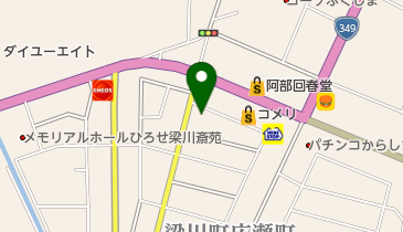 新垣美容室の地図画像