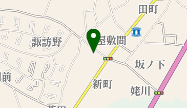 ポプラ理容室の地図画像