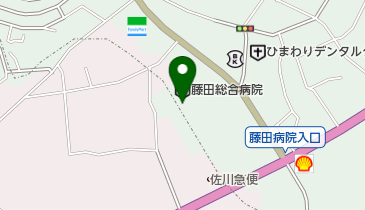 公立藤田総合病院在宅ケアセンターの地図画像