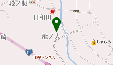 川俣舎クリーニング店の地図画像