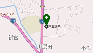 東北撚糸株式会社川俣工場の地図画像