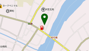 日本基督教団本宮教会の地図画像