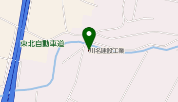 川名建設工業株式会社の地図画像