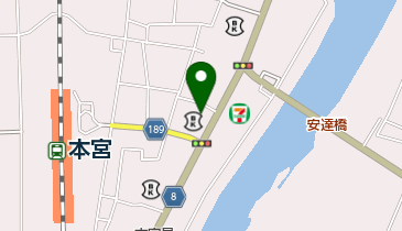 肉のきくちの地図画像