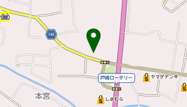 美容室イノセント本宮店の地図画像