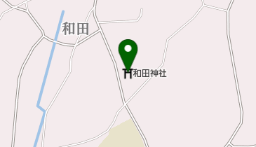 和田神社の地図画像