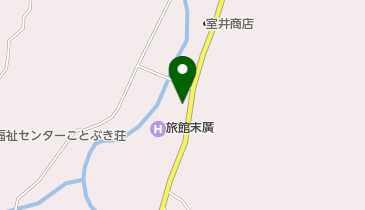 湯の花理容所の地図画像