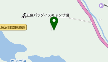 猪苗代タクシー有限会社 五色沼営業所の地図画像