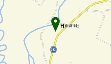 諏訪神社の地図画像