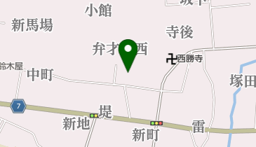 西円寺の地図画像