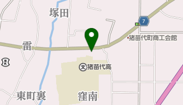 猪苗代理容所の地図画像